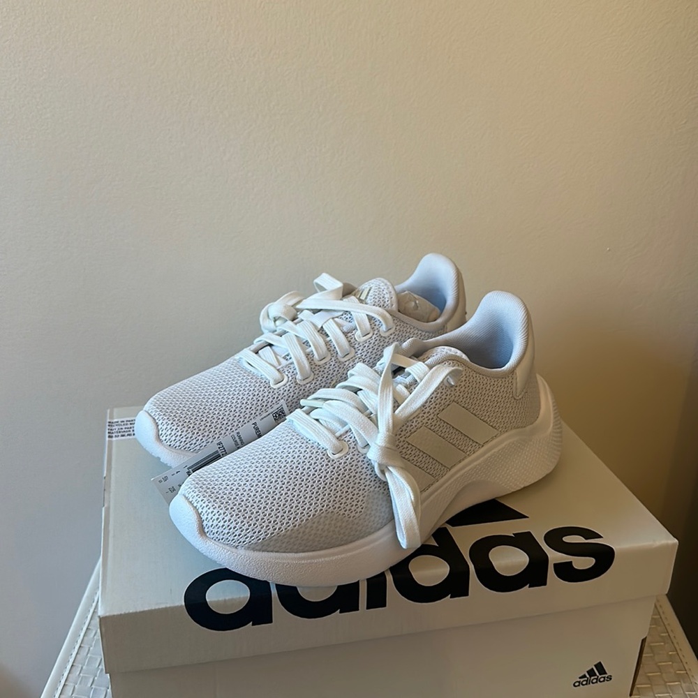 Brand New White adidas sneakers (women)
